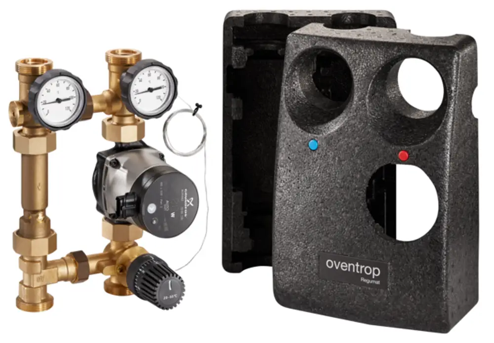 OVENTROP Regumat F-130 DN 25 Festwertregelstation mit Wilo PARA 25-130/6-43/SC-9, 1354166.
